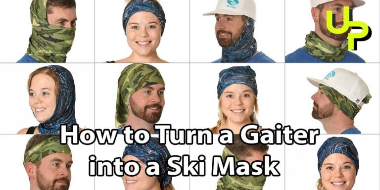 How to Turn a Gaiter into a Ski Mask