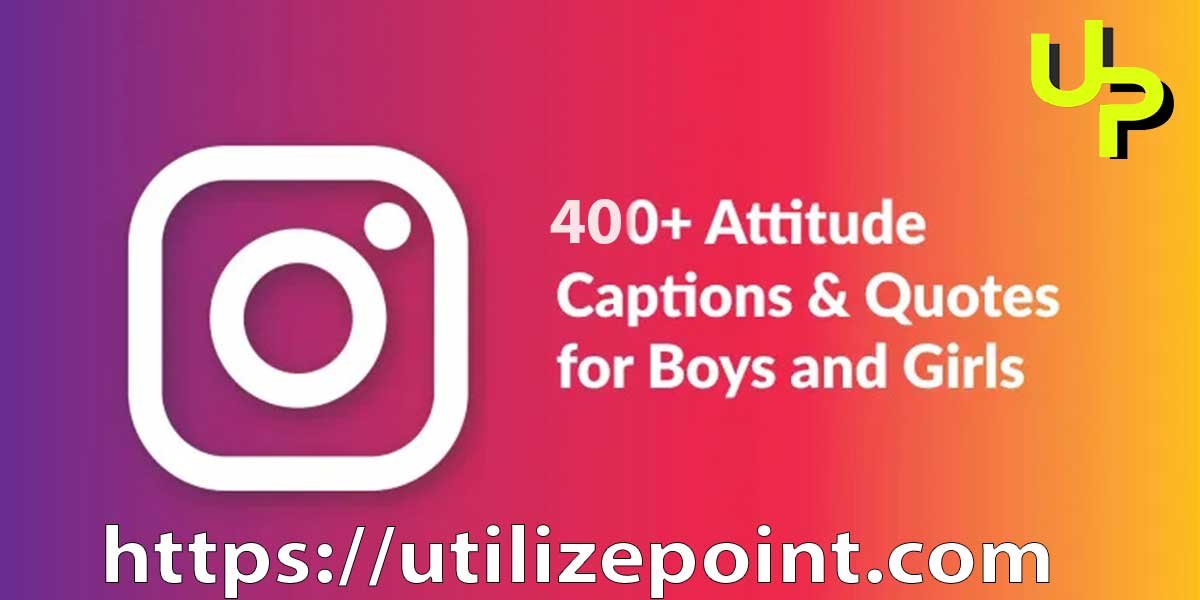 attitude caption for instagram